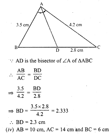 RD Sharma Class 10 Solutions Chapter 7 Triangles Ex 7.3 3