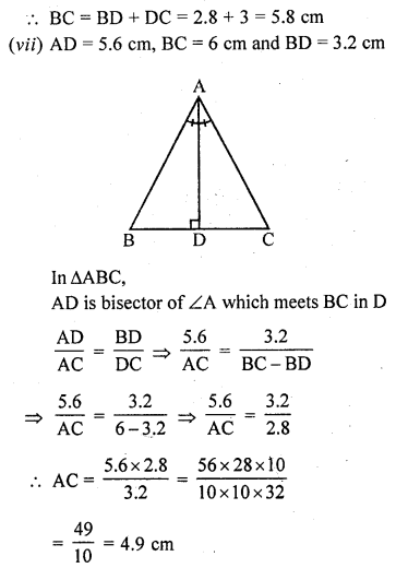 RD Sharma Class 10 Solutions Chapter 7 Triangles Ex 7.3 7