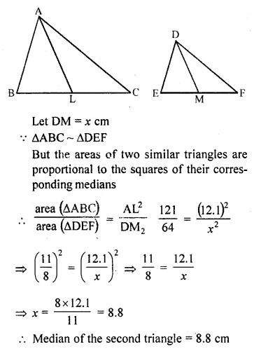 RD Sharma Class 10 Solutions Chapter 7 Triangles Ex 7.6 18