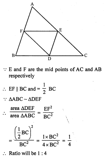 RD Sharma Class 10 Solutions Chapter 7 Triangles MCQS 11