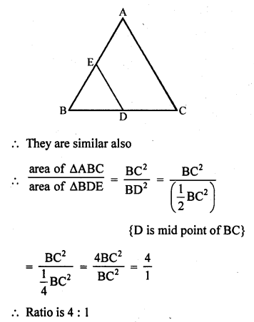 RD Sharma Class 10 Solutions Chapter 7 Triangles MCQS 2