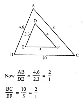 RD Sharma Class 10 Solutions Chapter 7 Triangles Revision Exercise 23