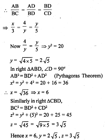 RD Sharma Class 10 Solutions Chapter 7 Triangles Revision Exercise 53