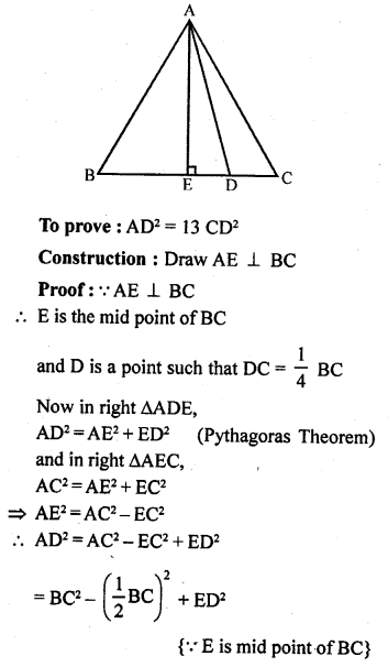 RD Sharma Class 10 Solutions Chapter 7 Triangles Revision Exercise 72