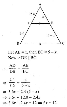 RD Sharma Class 10 Solutions Chapter 7 Triangles VSAQS 6