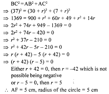 RD Sharma Class 10 Solutions Chapter 8 Circles Ex 8.2 38