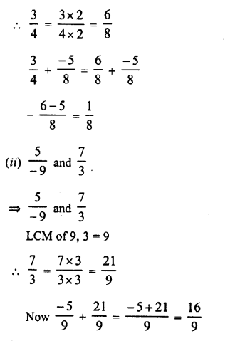 RD Sharma Class 8 Solutions Chapter 1 Rational Numbers Ex 1.1 6
