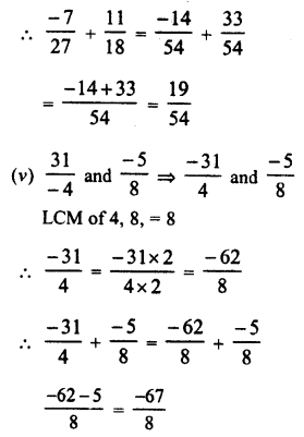 RD Sharma Class 8 Solutions Chapter 1 Rational Numbers Ex 1.1 8