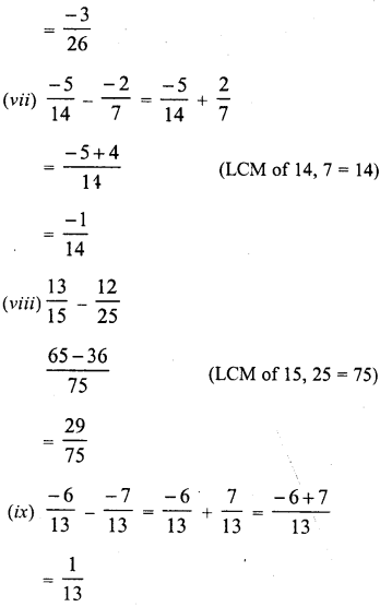 RD Sharma Class 8 Solutions Chapter 1 Rational Numbers Ex 1.3 9