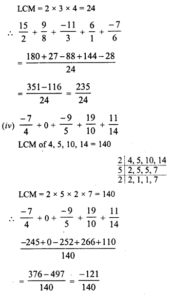 RD Sharma Class 8 Solutions Chapter 1 Rational Numbers Ex 1.4 8