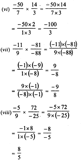 RD Sharma Class 8 Solutions Chapter 1 Rational Numbers Ex 1.5 11