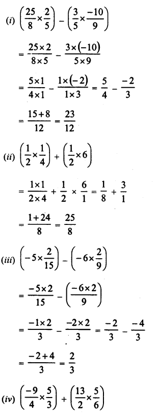 RD Sharma Class 8 Solutions Chapter 1 Rational Numbers Ex 1.5 14