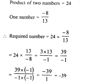 RD Sharma Class 8 Solutions Chapter 1 Rational Numbers Ex 1.7 12