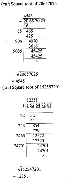 RD Sharma Class 8 Solutions Chapter 3 Squares and Square Roots Ex 3.5 5