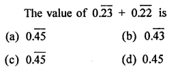 RD Sharma Class 9 Solutions Chapter 1 Number Systems MCQS Q18.1