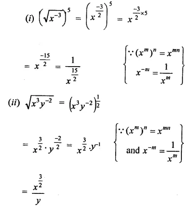 RD Sharma Class 9 Solutions Chapter 2 Exponents of Real Numbers Ex 2.2 Q1.2