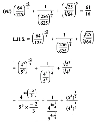 RD Sharma Class 9 Solutions Chapter 2 Exponents of Real Numbers Ex 2.2 Q3.10