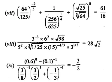 RD Sharma Class 9 Solutions Chapter 2 Exponents of Real Numbers Ex 2.2 Q3.2