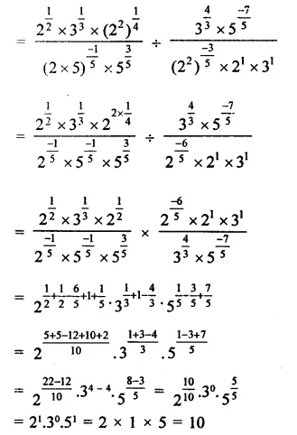 RD Sharma Class 9 Solutions Chapter 2 Exponents of Real Numbers Ex 2.2 Q3.7