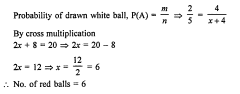 RD Sharma Class 9 Solutions Chapter 25 Probability VSAQS 5.1