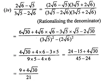 RD Sharma Class 9 Solutions Chapter 3 Rationalisation Ex 3.2 Q4.5