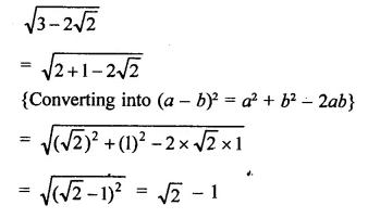 RD Sharma Class 9 Solutions Chapter 3 Rationalisation VSAQS Q10.1