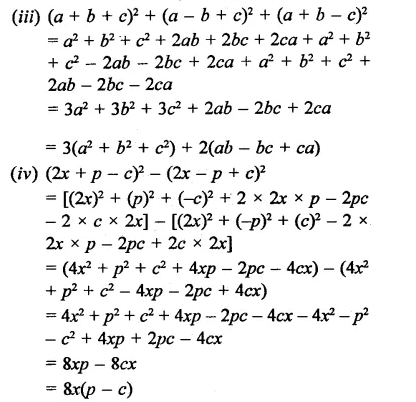 RD Sharma Class 9 Solutions Chapter 4 Algebraic Identities Ex 4.2 Q6.2
