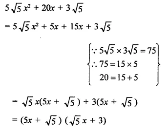 RD Sharma Class 9 Solutions Chapter 5 Factorisation of Algebraic Expressions Ex 5.1 Q31.1