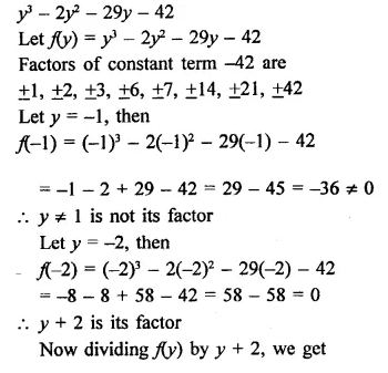 RD Sharma Class 9 Solutions Chapter 6 Factorisation of Polynomials Ex 6.5 Q9.1