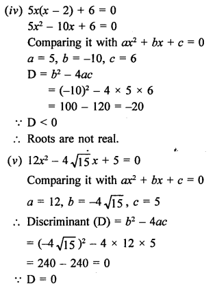 RS Aggarwal Class 10 Solutions Chapter 10 Quadratic Equations Ex 10D 2