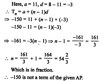 RS Aggarwal Class 10 Solutions Chapter 11 Arithmetic Progressions Ex 11A 13