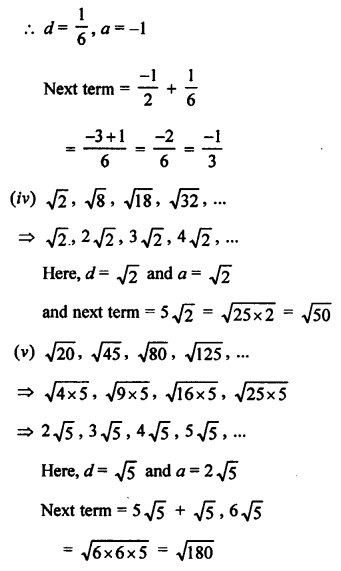 RS Aggarwal Class 10 Solutions Chapter 11 Arithmetic Progressions Ex 11A 2