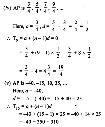 RS Aggarwal Class 10 Solutions Chapter 11 Arithmetic Progressions Ex 11A 5