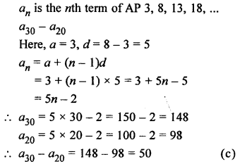 RS Aggarwal Class 10 Solutions Chapter 11 Arithmetic Progressions MCQS 21