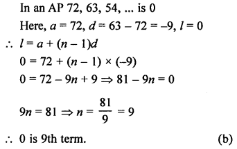 RS Aggarwal Class 10 Solutions Chapter 11 Arithmetic Progressions MCQS 22