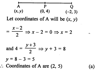 RS Aggarwal Class 10 Solutions Chapter 16 Co-ordinate Geometry MCQS 15