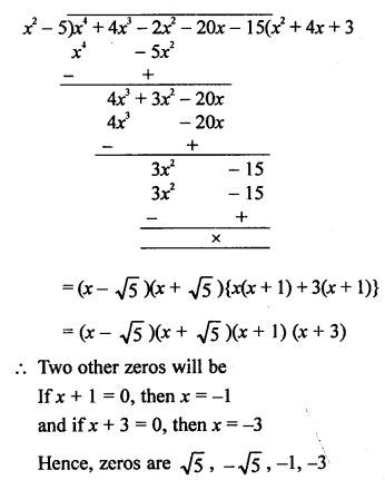 RS Aggarwal Class 10 Solutions Chapter 2 Polynomials Ex 2B 20