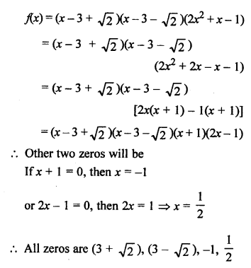 RS Aggarwal Class 10 Solutions Chapter 2 Polynomials Ex 2B 22