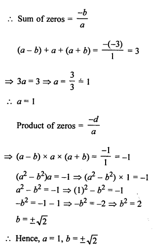 RS Aggarwal Class 10 Solutions Chapter 2 Polynomials Ex 2C 10