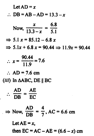RS Aggarwal Class 10 Solutions Chapter 4 Triangles Ex 4A 2
