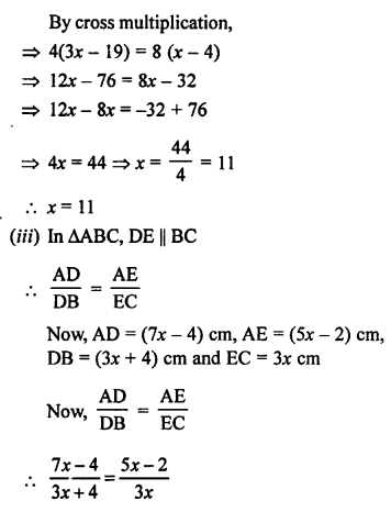 RS Aggarwal Class 10 Solutions Chapter 4 Triangles Ex 4A 5