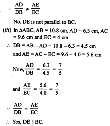 RS Aggarwal Class 10 Solutions Chapter 4 Triangles Ex 4A 7