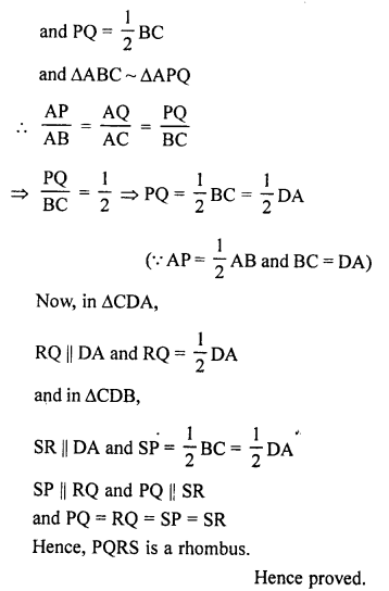 RS Aggarwal Class 10 Solutions Chapter 4 Triangles Ex 4B 20