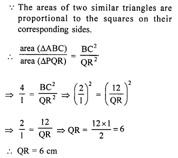 RS Aggarwal Class 10 Solutions Chapter 4 Triangles Ex 4C 5