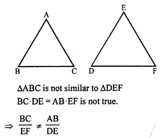 RS Aggarwal Class 10 Solutions Chapter 4 Triangles MCQS 36
