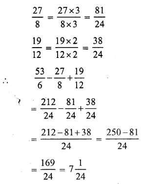 RS Aggarwal Class 7 Solutions Chapter 2 Fractions Ex 2A 22