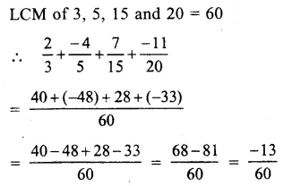 RS Aggarwal Class 8 Solutions Chapter 1 Rational Numbers Ex 1H Q7.1