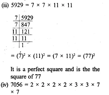 RS Aggarwal Class 8 Solutions Chapter 3 Squares and Square Roots Ex 3A Q2.2