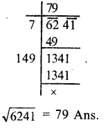 RS Aggarwal Class 8 Solutions Chapter 3 Squares and Square Roots Ex 3E Q4.1