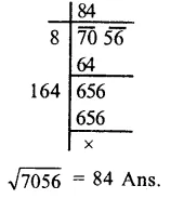 RS Aggarwal Class 8 Solutions Chapter 3 Squares and Square Roots Ex 3E Q5.1